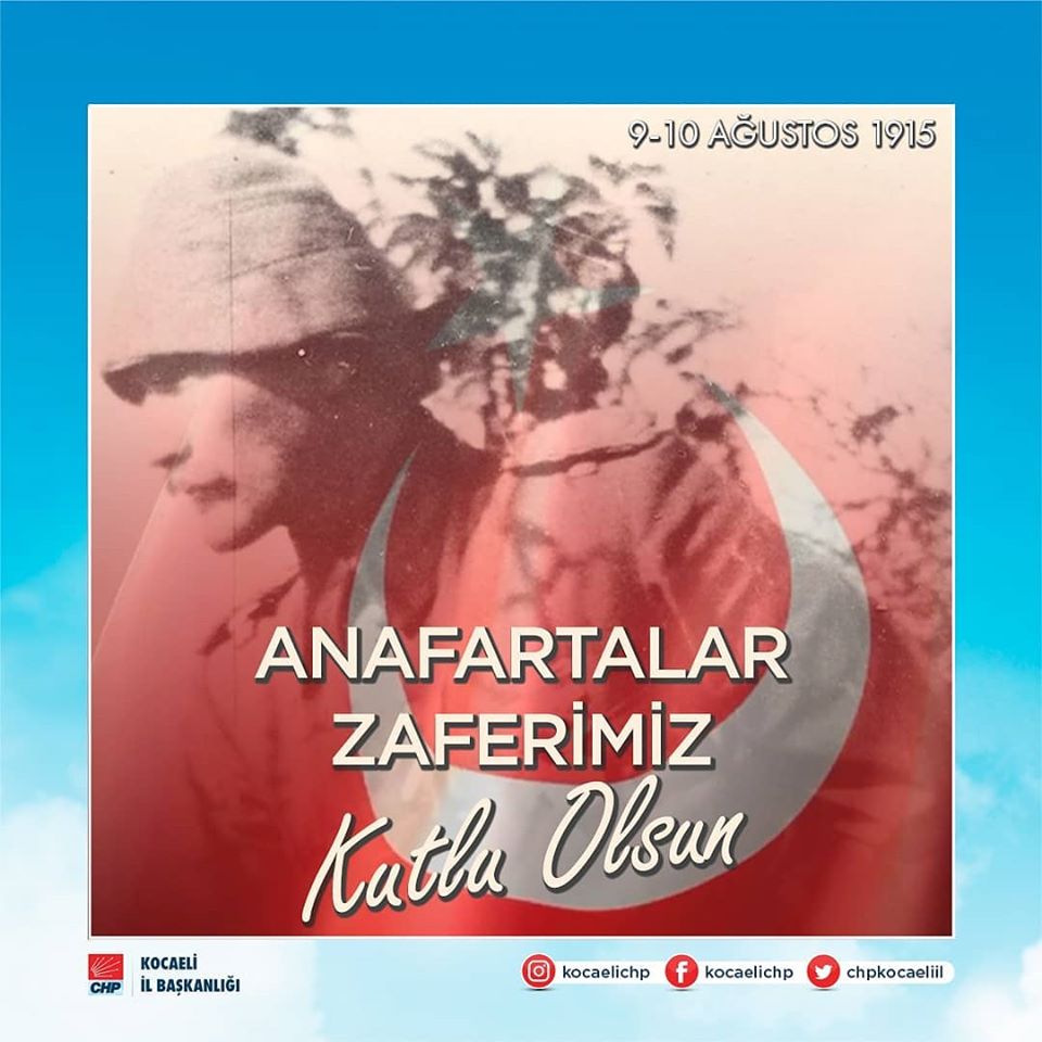 Anafartalar Zaferimiz Kutlu Olsun